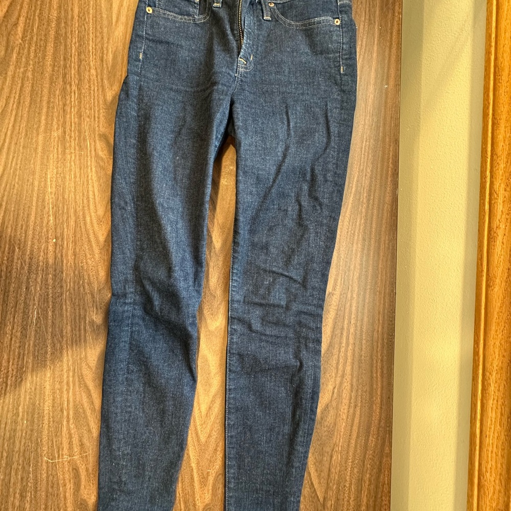 J. Crew 9” High Rise Toothpick Jeans Size 26